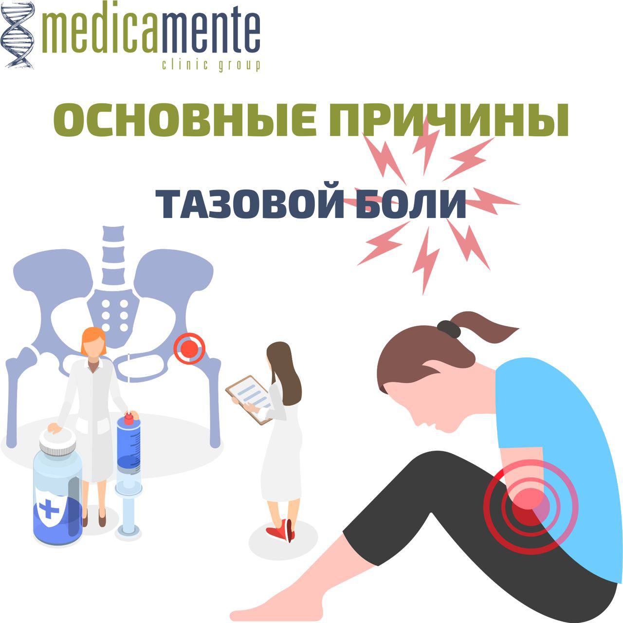 Причины тазовой боли